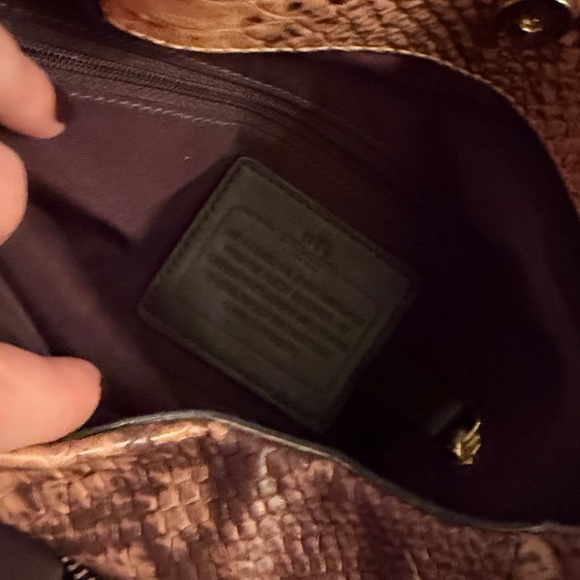 Coach Phoebe Brown Snakeskin Limited Edition Purse - Picture 6 of 9